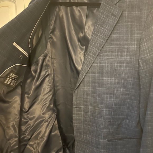 Kenneth Cole Awareness Linen Suit Jacket 48L Slim Fit - Picture 5 of 5